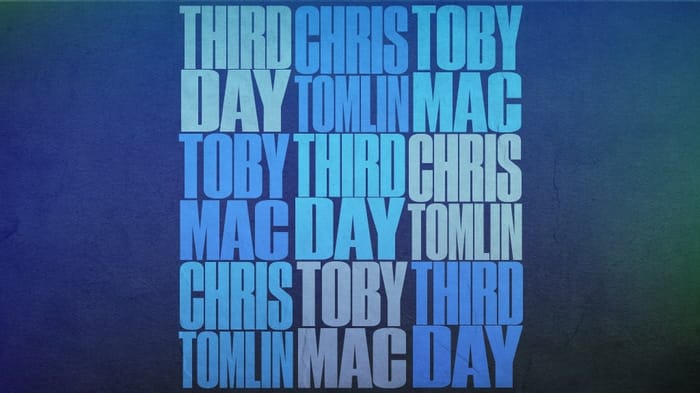 THIRD DAY, CHRIS TOMLIN, TOBYMAC