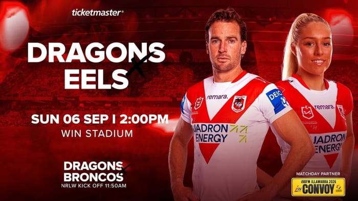 2026 NRL Telstra Premiership - Dragons v Eels